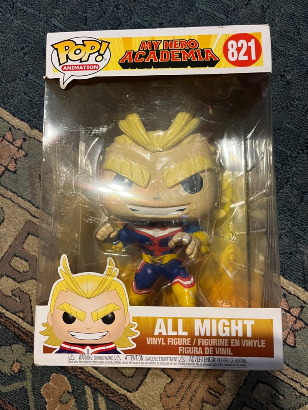 Funko Pop! All Might Vinyl Figure - Yellow, Blue, Red